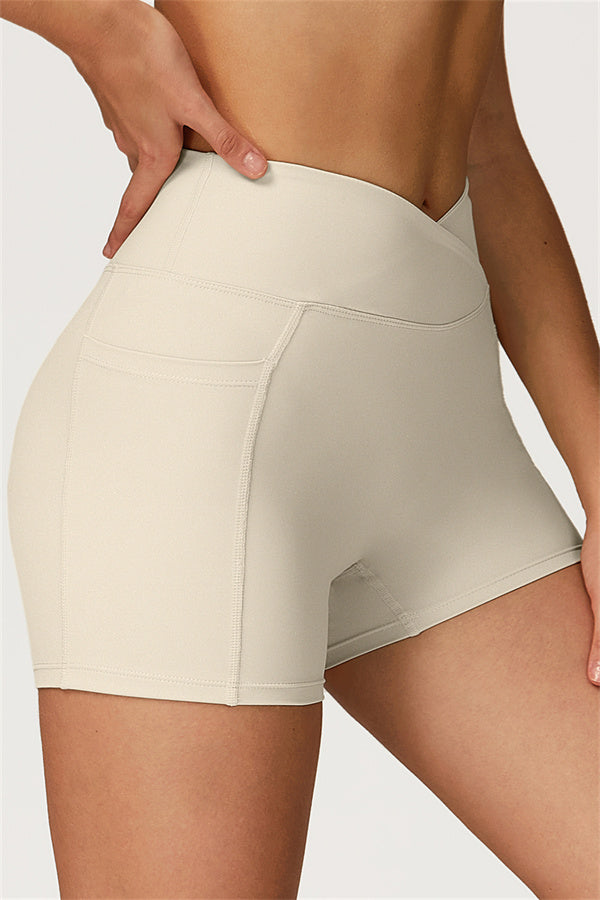Conjunto de 2 piezas de top corto y shorts Glacier
