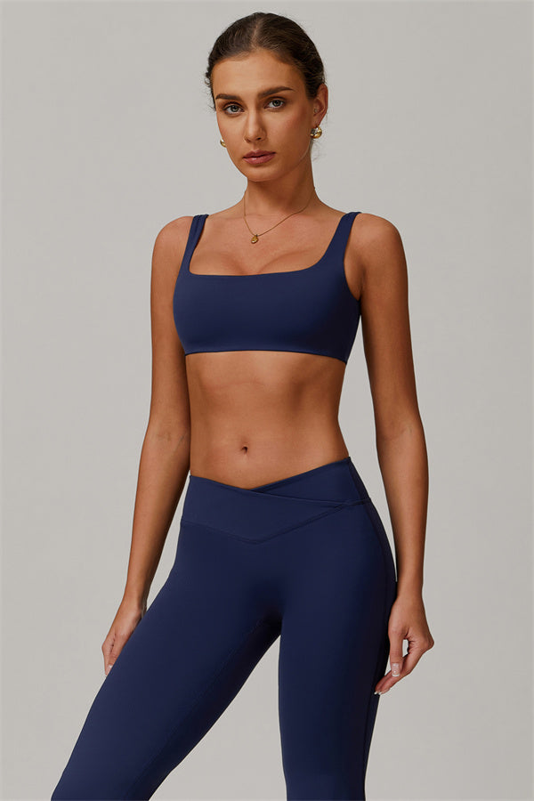 Conjunto de 2 piezas Halo: sujetador deportivo y leggings acampanados