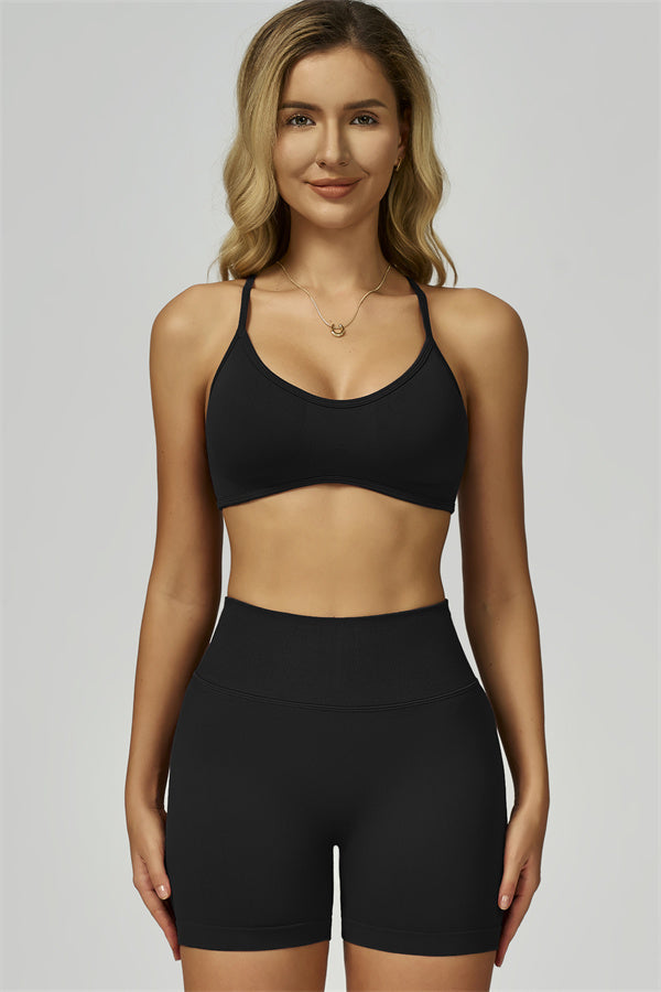 Conjunto de 2 piezas de shorts y top deportivo Prime