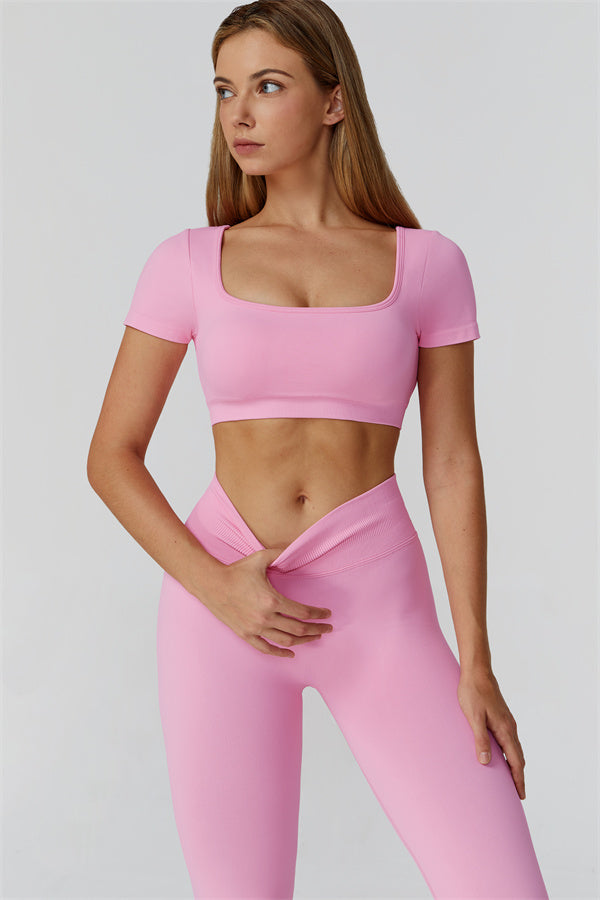 Conjunto de 2 piezas Reign Crop Top y Leggings