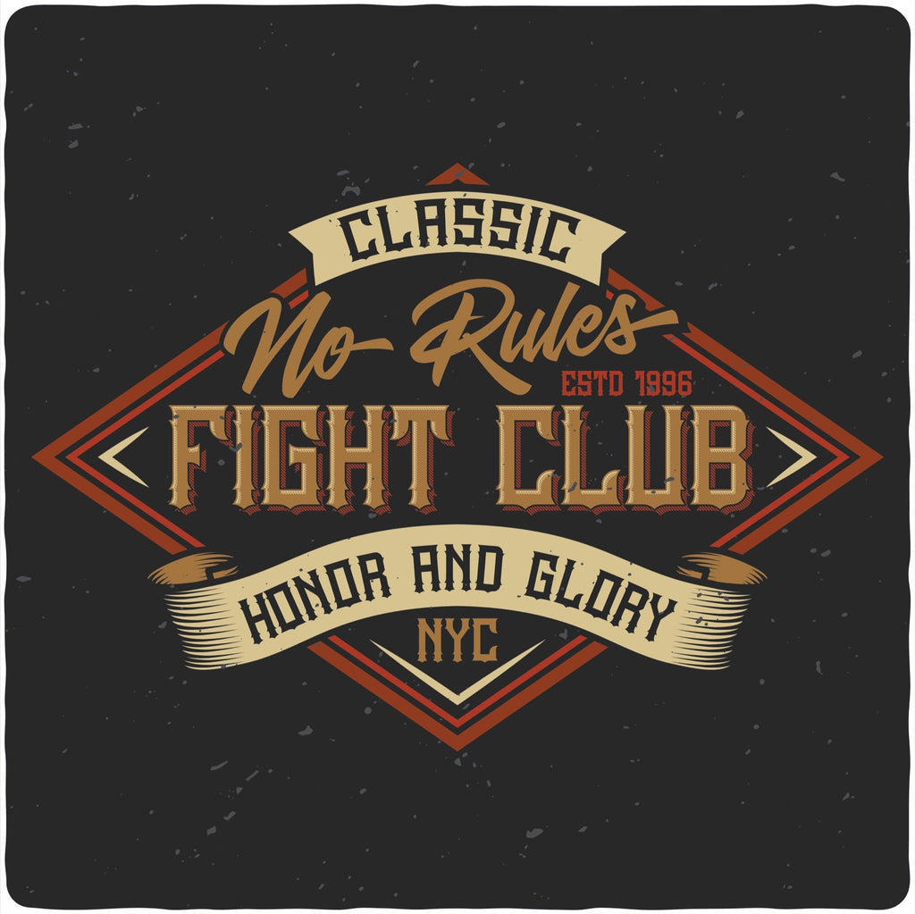 Camiseta gráfica de manga corta de bambú/viscosa de algodón orgánico para hombre de Fight Club