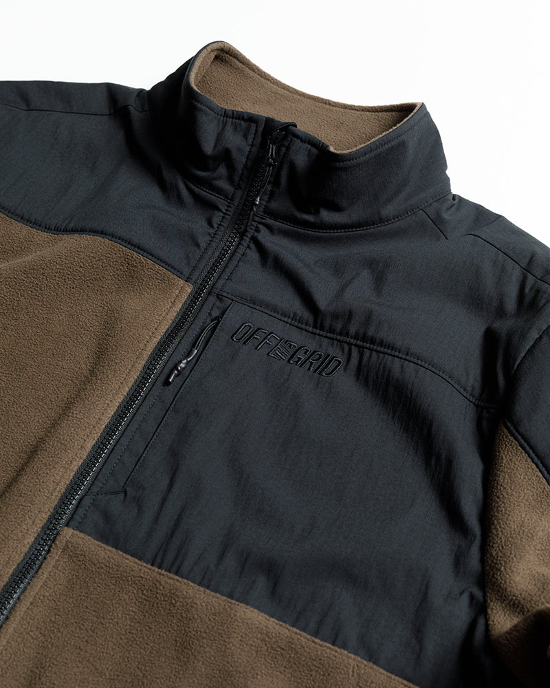 Chaqueta Polar con Cremallera Bruin - Marrón Oscuro