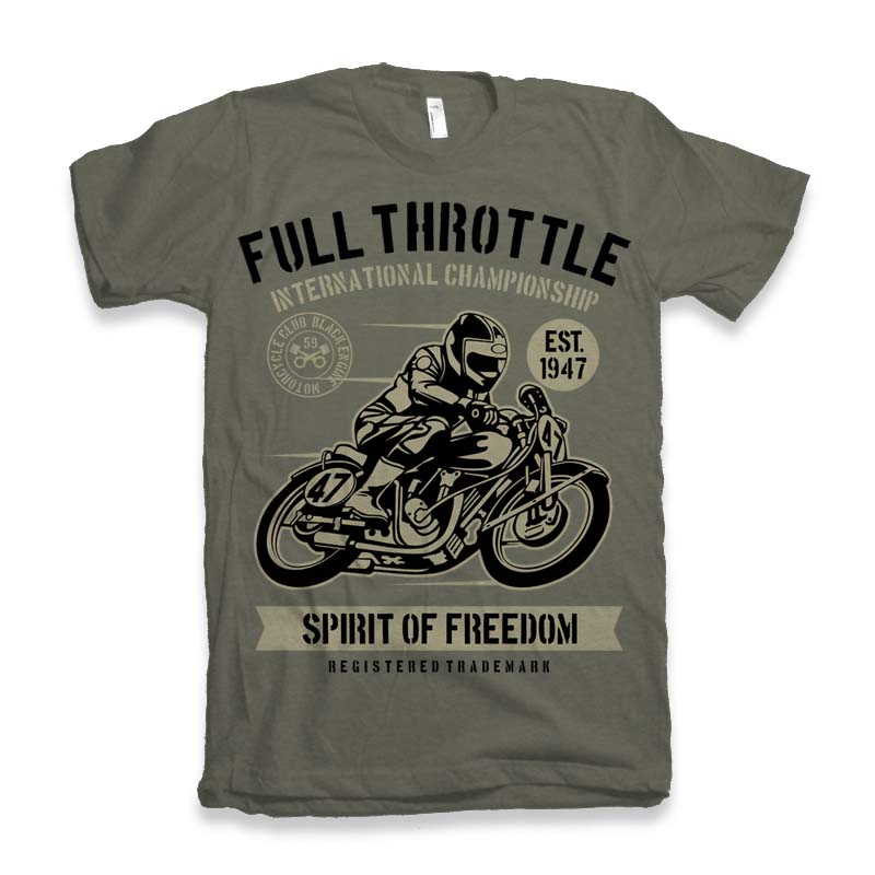 Camiseta gráfica de manga corta para hombre Fuul Throttle de viscosa de bambú y algodón orgánico