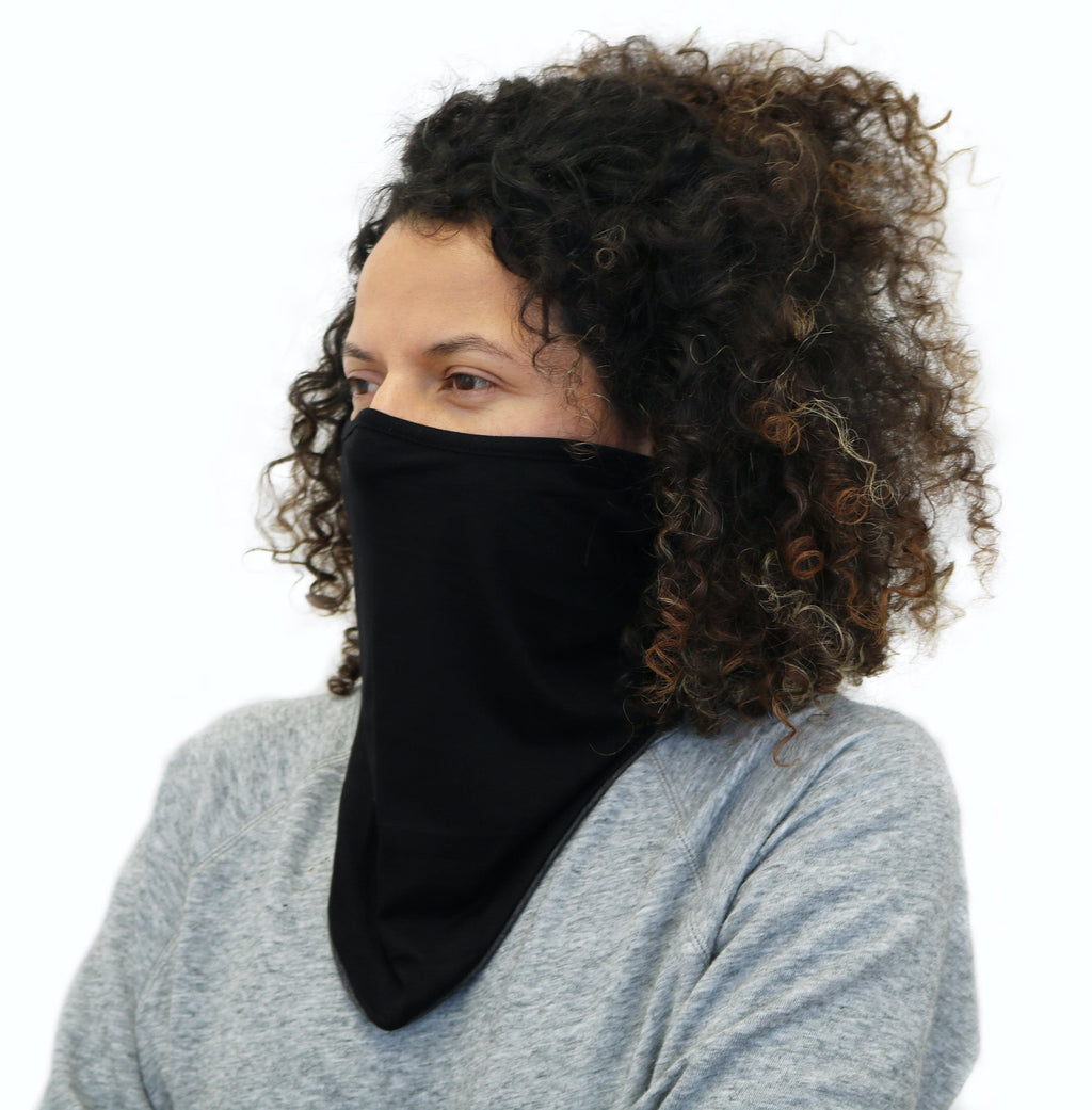 Braga de cuello reversible de bambú hilado extragrande unisex multiusos de 2 capas - Transpirable, suave como la seda, ropa de esquí ultracómoda