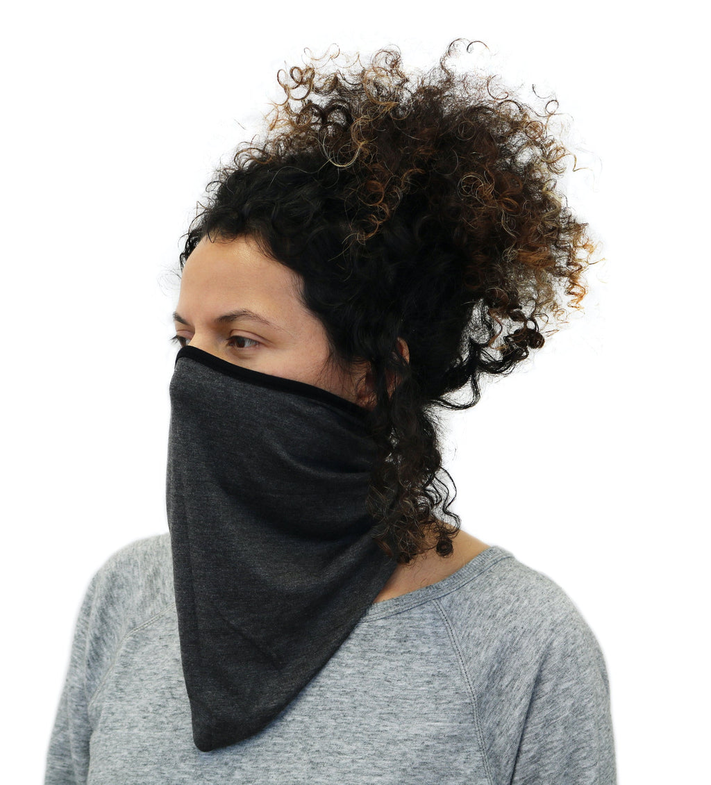 Braga de cuello reversible de bambú hilado extragrande unisex multiusos de 2 capas - Transpirable, suave como la seda, ropa de esquí ultracómoda