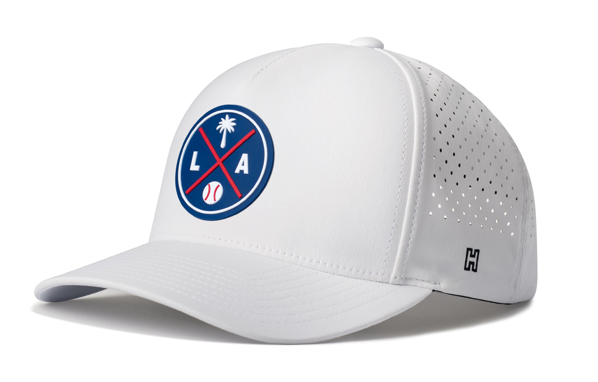Los Angeles Baseball Performance 5-Panel Hat  |  Blue LA X Flexfit® Snapback