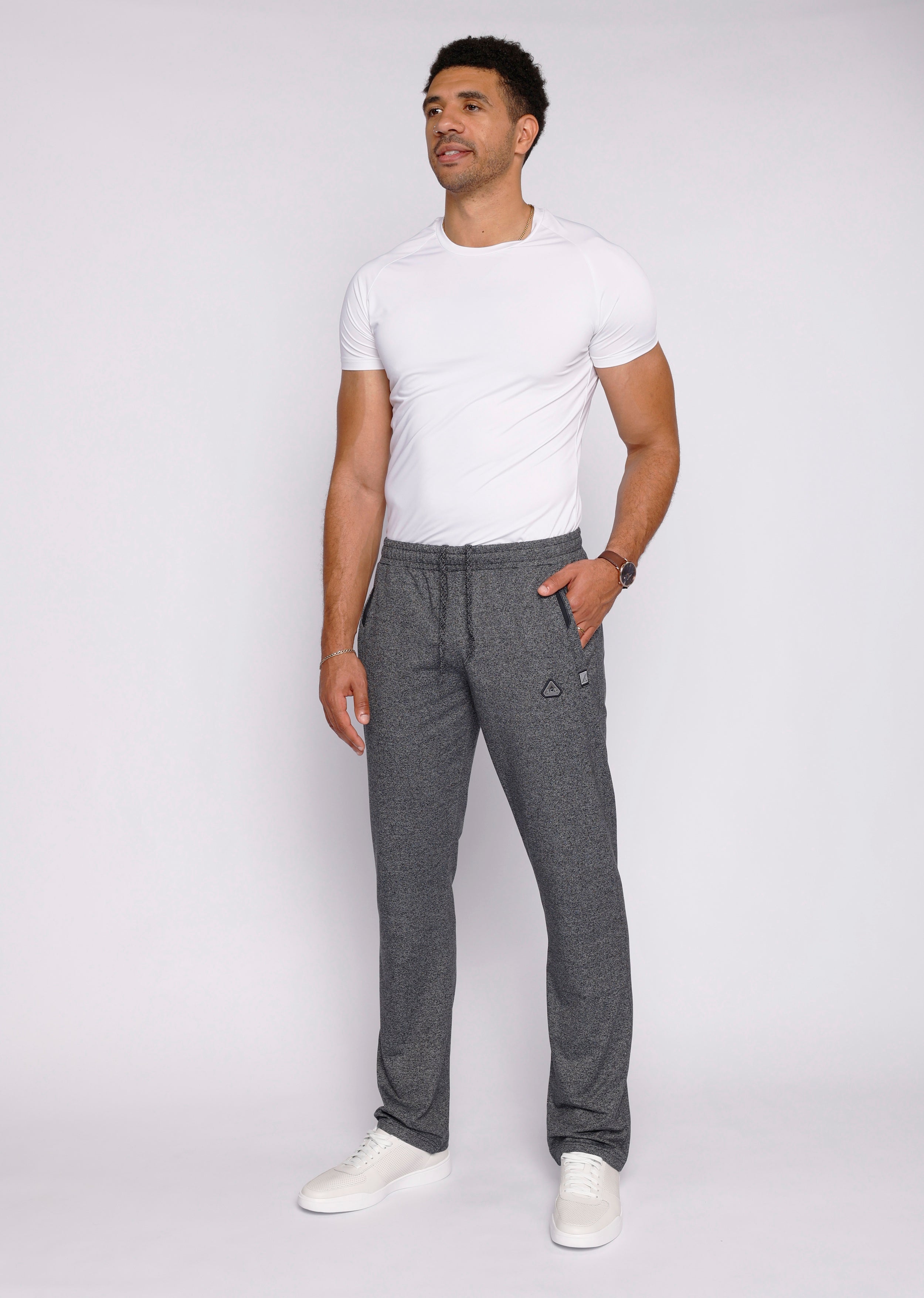 Pantalones de chándal deportivos cómodos para todo el día - Rectos (ajuste regular y grande)