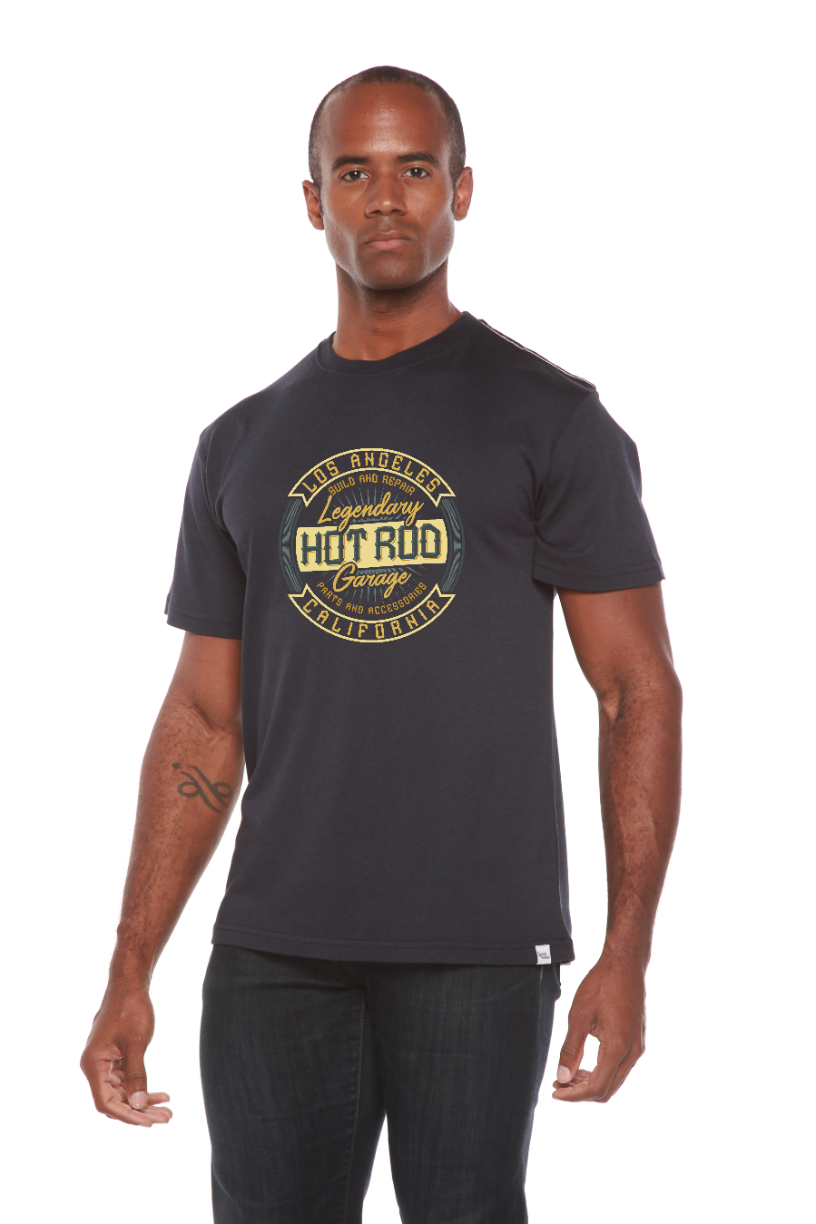 HOT ROO Camiseta gráfica de manga corta para hombre de bambú viscosa/algodón orgánico