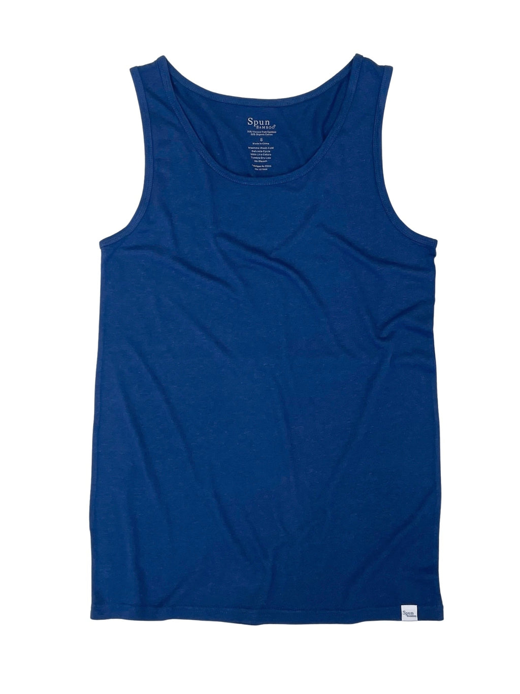 Nueva camiseta sin mangas de bambú viscosa/algodón orgánico para hombre