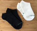 Calcetines No Look con Tobillera de Viscosa de Bambú - Negros
