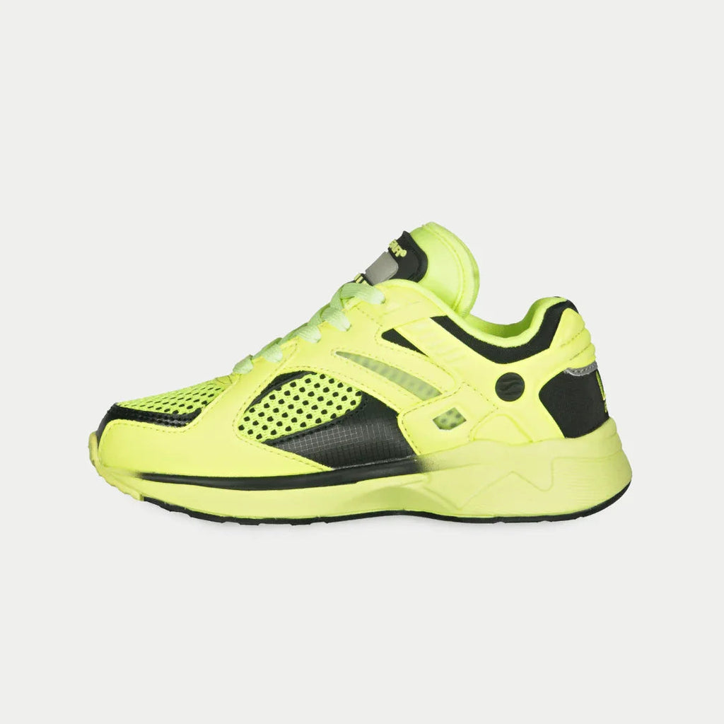 LA Gear Kids Catapult Light-Up x Glow Lowtop | Amarillo neón x Negro