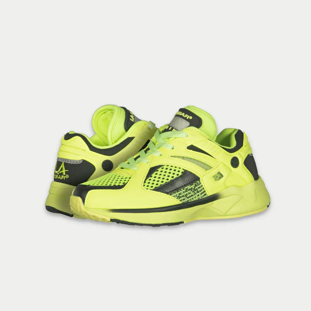 LA Gear Kids Catapult Light-Up x Glow Lowtop | Amarillo neón x Negro