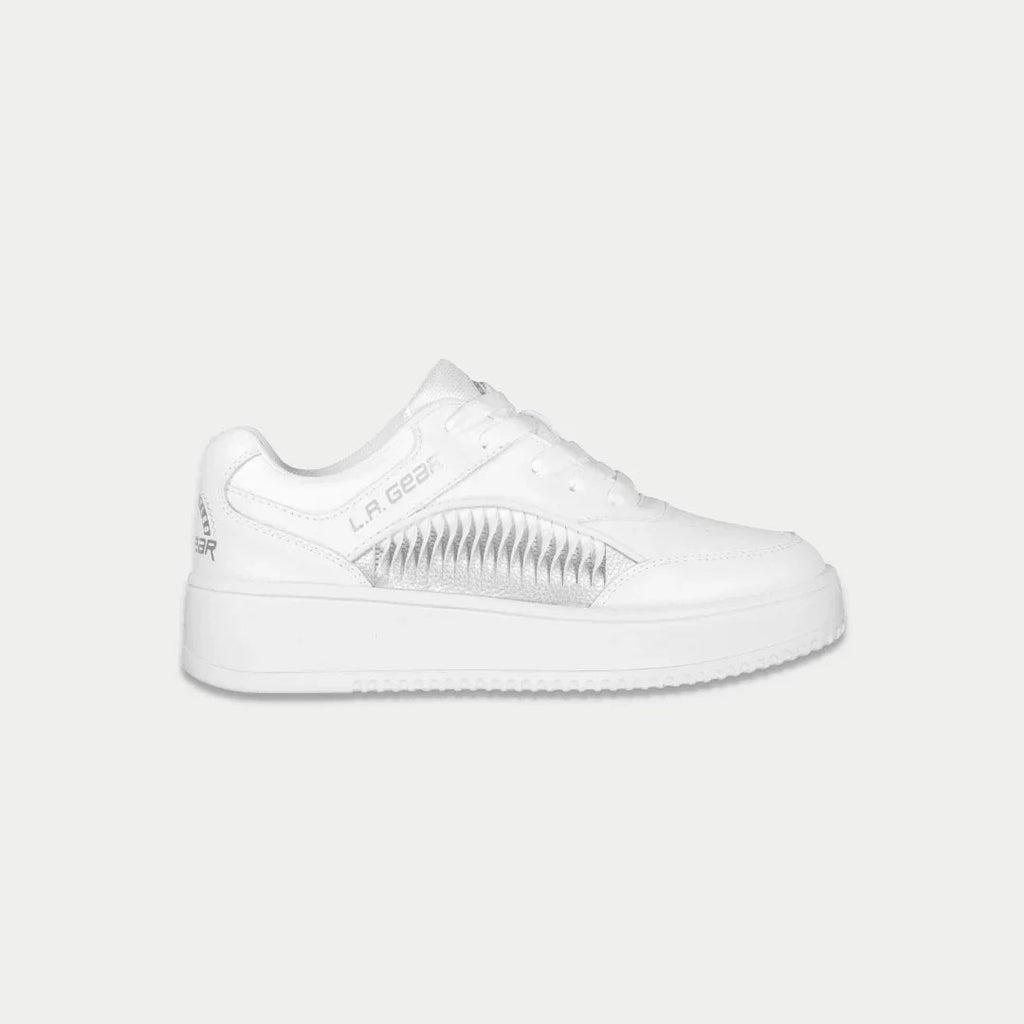 LA Gear Niños Flame Lowtop | Blanco