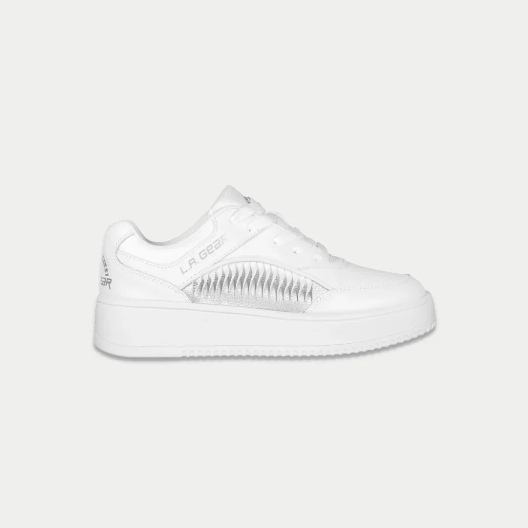 LA Gear Niños Flame Lowtop | Blanco