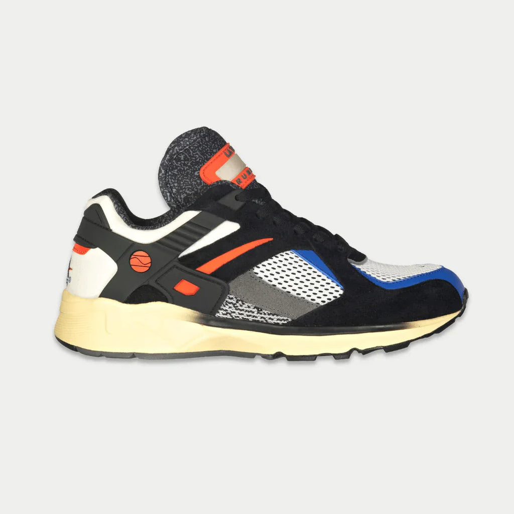 LA Gear para hombre Catapult Light-Up Lowtop | Negro x Naranja