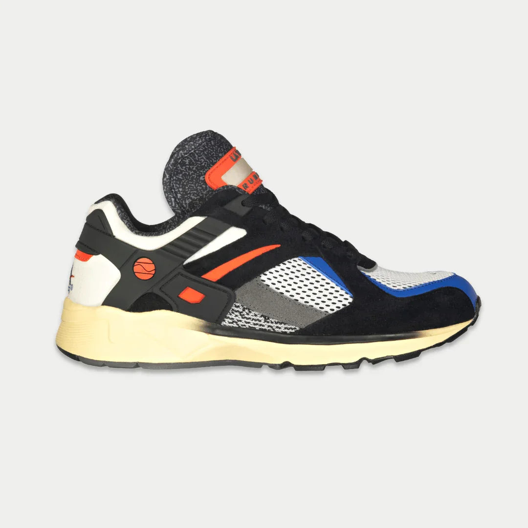 LA Gear para hombre Catapult Light-Up Lowtop | Negro x Naranja
