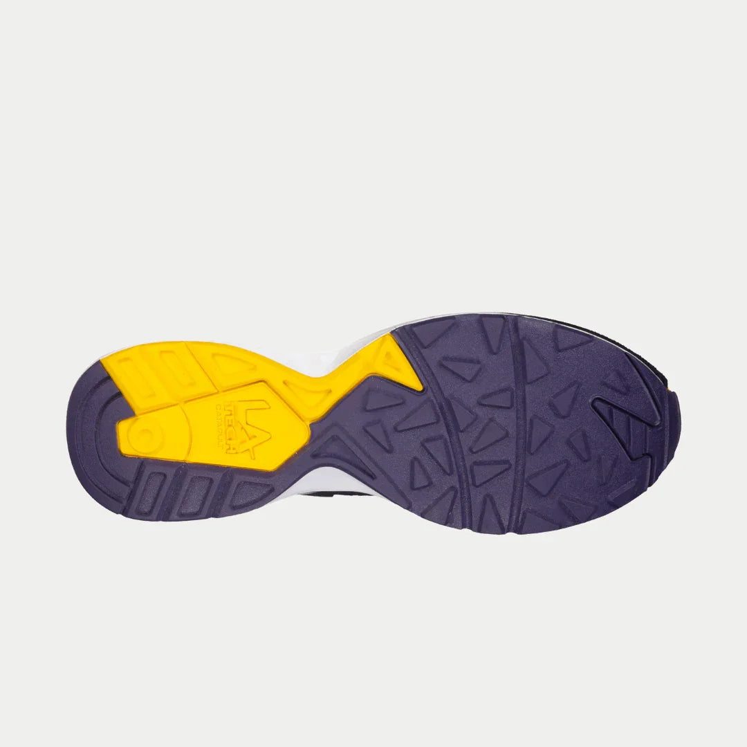 LA Gear Zapatillas Bajas Catapult Light-Up para Hombre | Negro x Morado x Amarillo