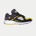 LA Gear Zapatillas Bajas Catapult Light-Up para Hombre | Negro x Morado x Amarillo