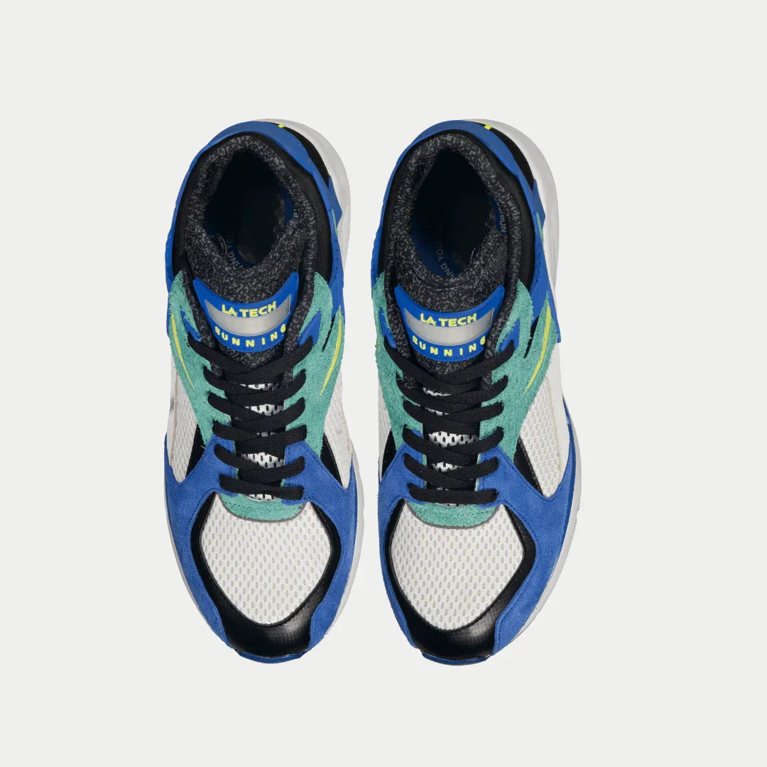 LA Gear Catapult Hombre Zapatillas Bajas con Luces | Azul x Verde