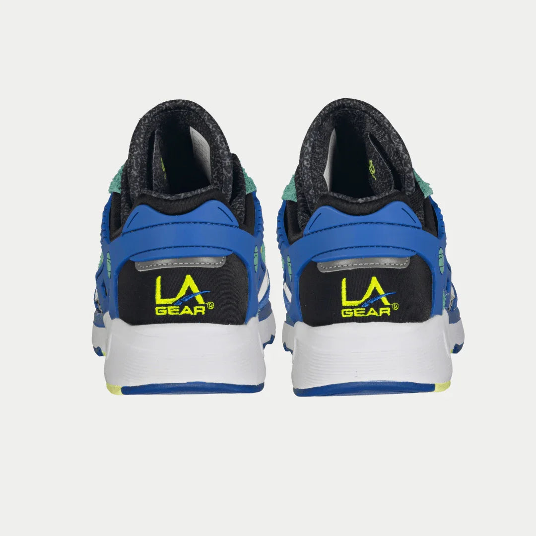 LA Gear Catapult Hombre Zapatillas Bajas con Luces | Azul x Verde