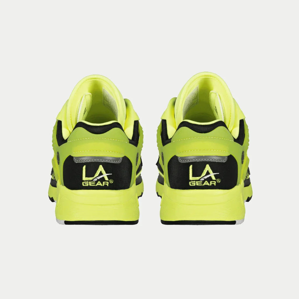LA Gear para hombre Catapult Light-Up x Glow Lowtop | Amarillo neón x Negro