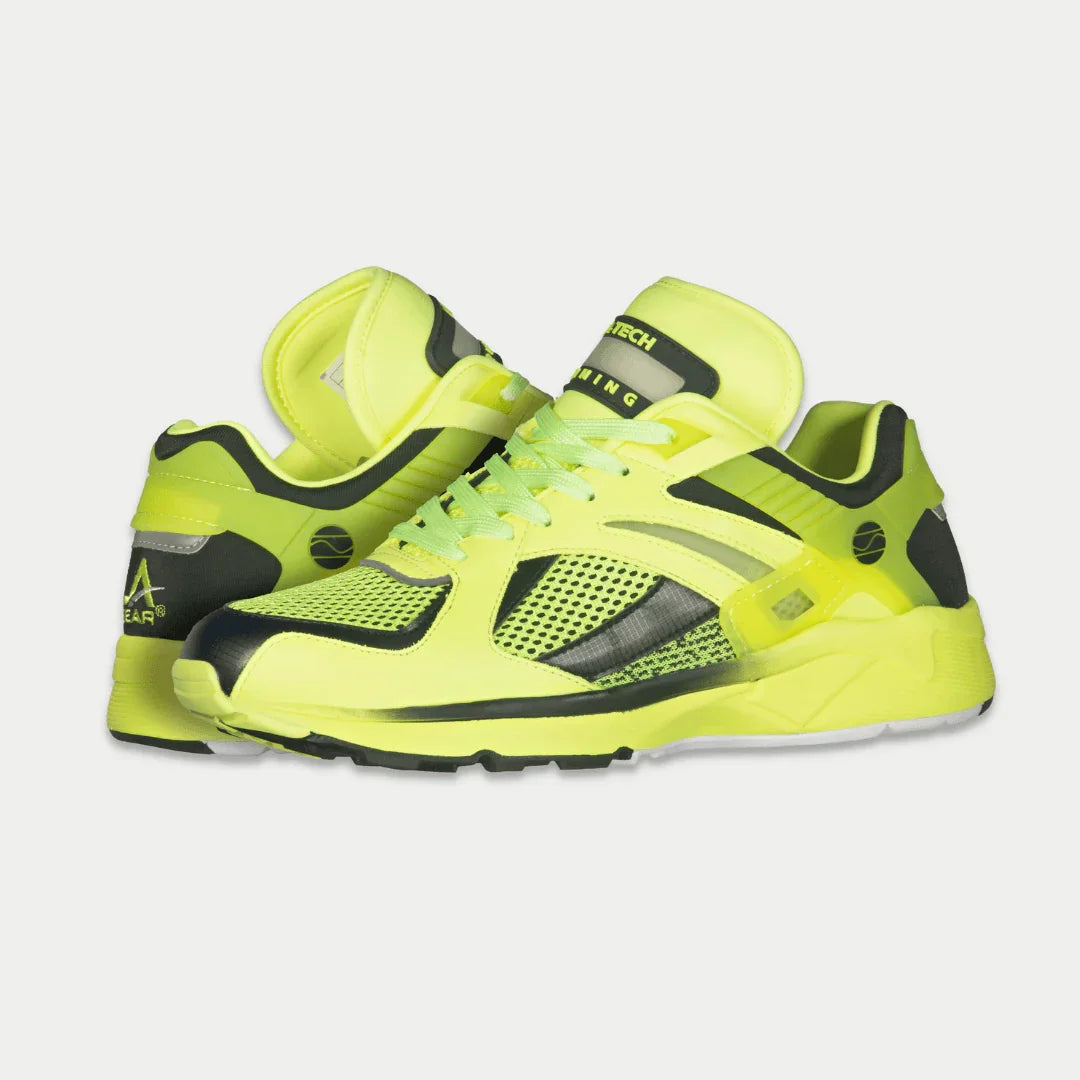 LA Gear para hombre Catapult Light-Up x Glow Lowtop | Amarillo neón x Negro