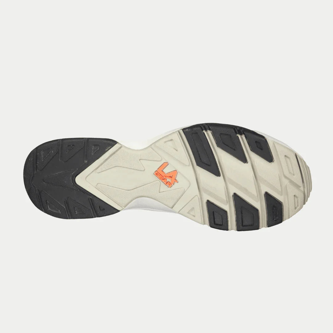 LA Gear de hombre Turbo Light-Up Mid | Negro x Rojo neón
