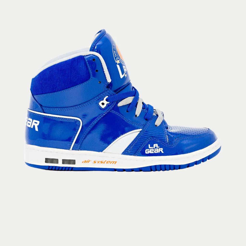Zapatillas altas retro LA Gear Star Shooter para hombre | Azul