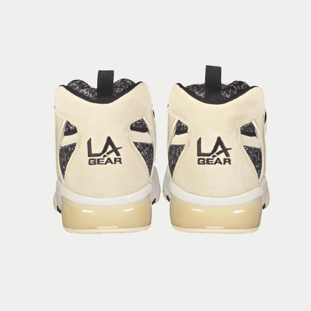 LA Gear Turbo Light-Up Mid para hombre | Blanco roto x Negro