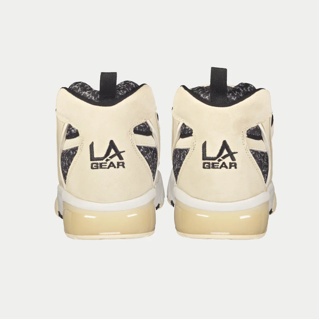 LA Gear Turbo Light-Up Mid para hombre | Blanco roto x Negro