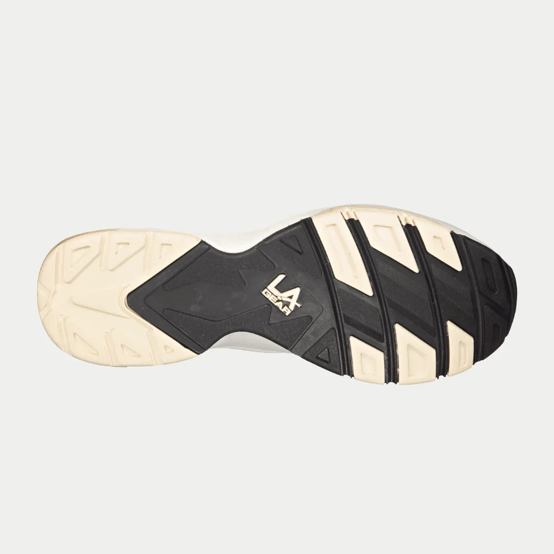 LA Gear Turbo Light-Up Mid para hombre | Blanco roto x Negro