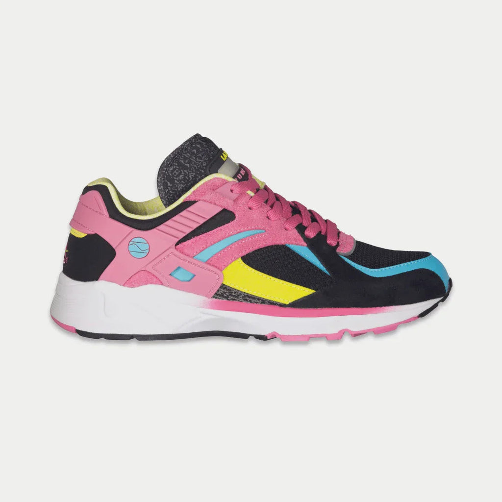 LA Gear Catapult Luminosas Bajas de Mujer | Negro x Rosa