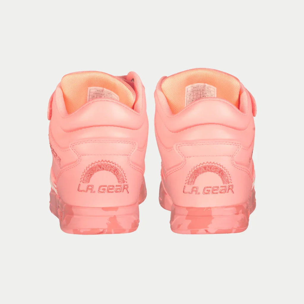 LA Gear Zapatillas Altas Flame para Mujer | Melocotón Neón Luminoso