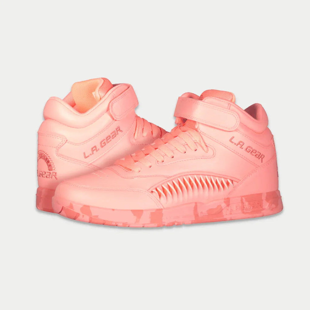 LA Gear Zapatillas Altas Flame para Mujer | Melocotón Neón Luminoso