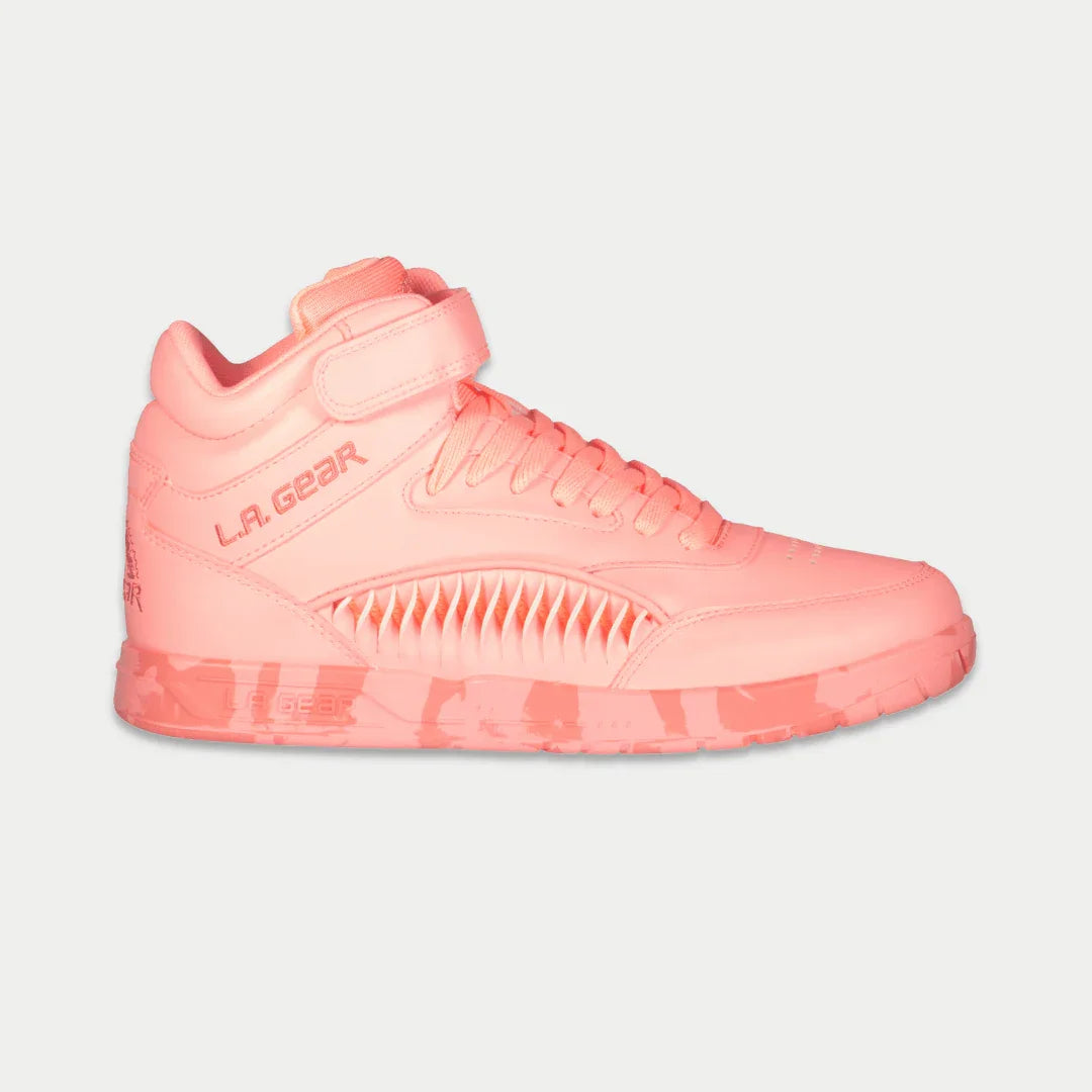 LA Gear Zapatillas Altas Flame para Mujer | Melocotón Neón Luminoso