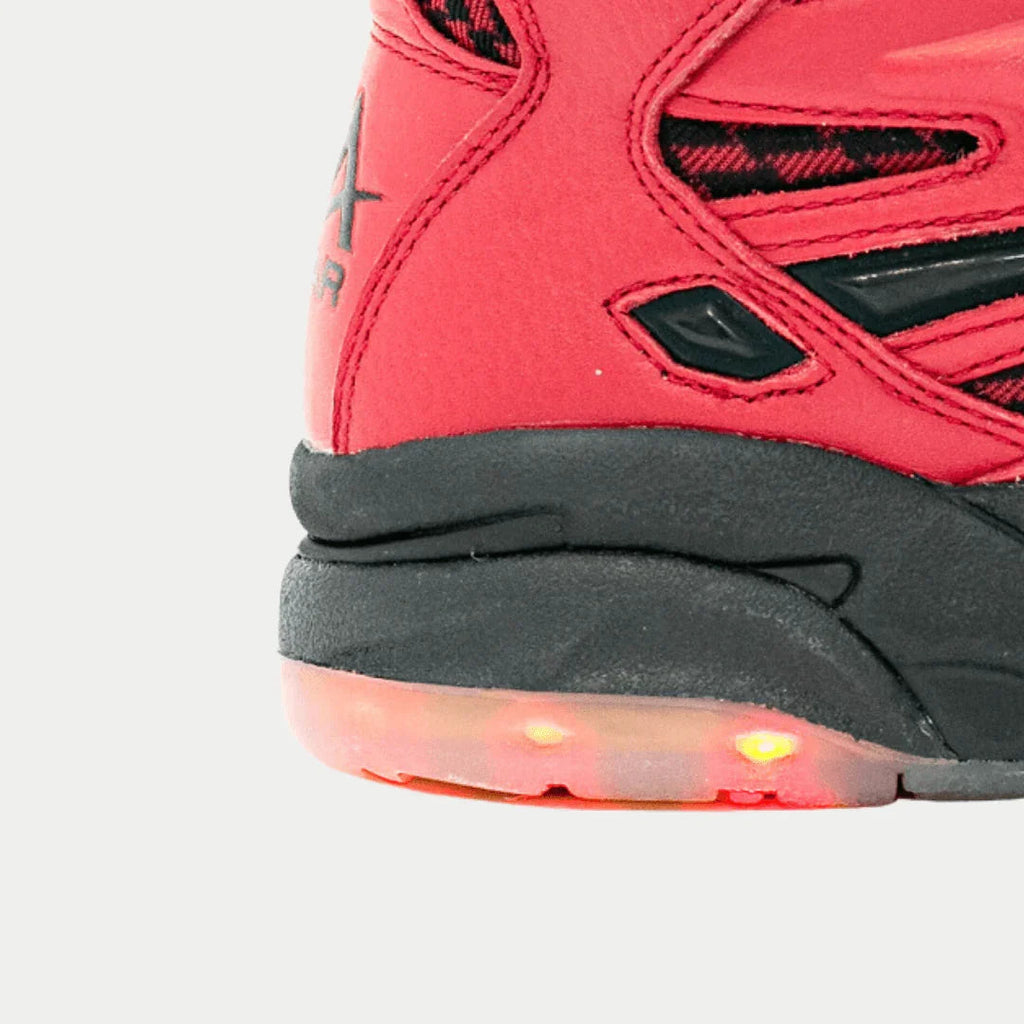 LA Gear Zapatillas altas con luces LA Tech para mujer | Clásico vintage