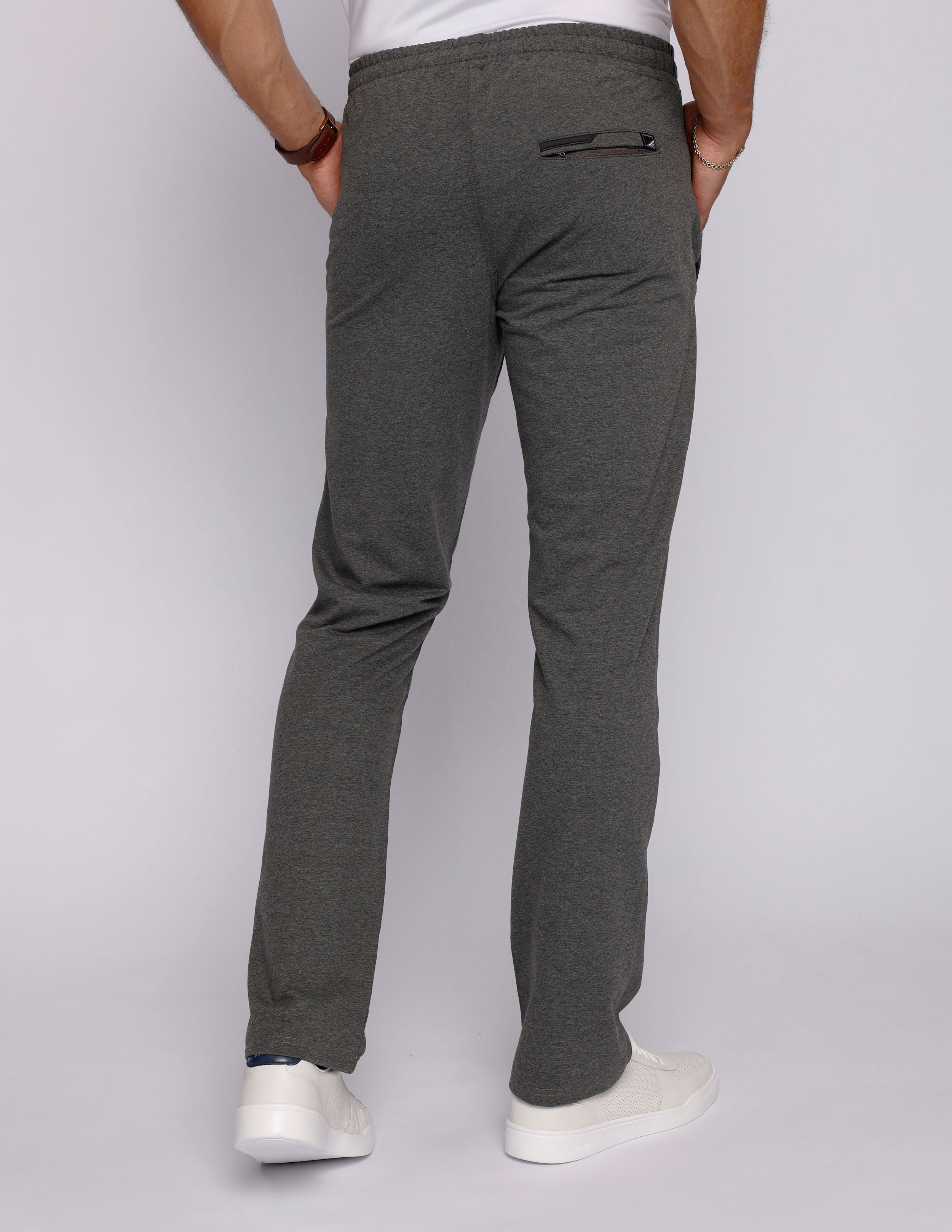 Pantalón de chándal deportivo de gran comodidad para todo el día - Recto (Talla alta)