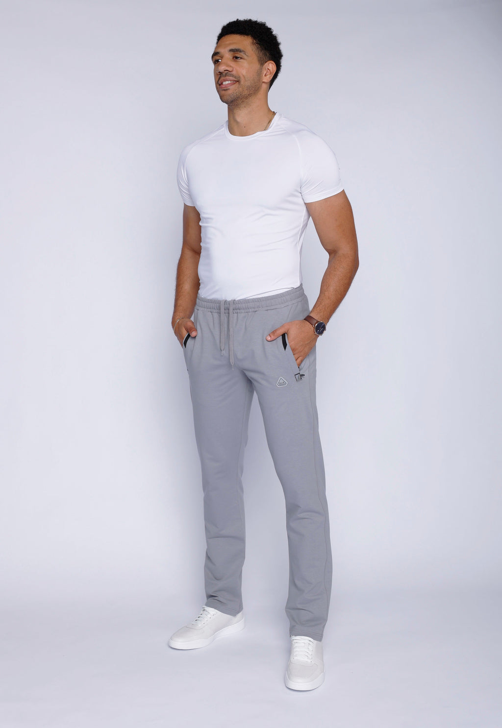 Pantalón de chándal deportivo de gran comodidad para todo el día - Recto (Talla alta)