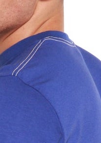 Liquidación Camiseta de hombre de bambú viscosa de manga larga con costuras en contraste