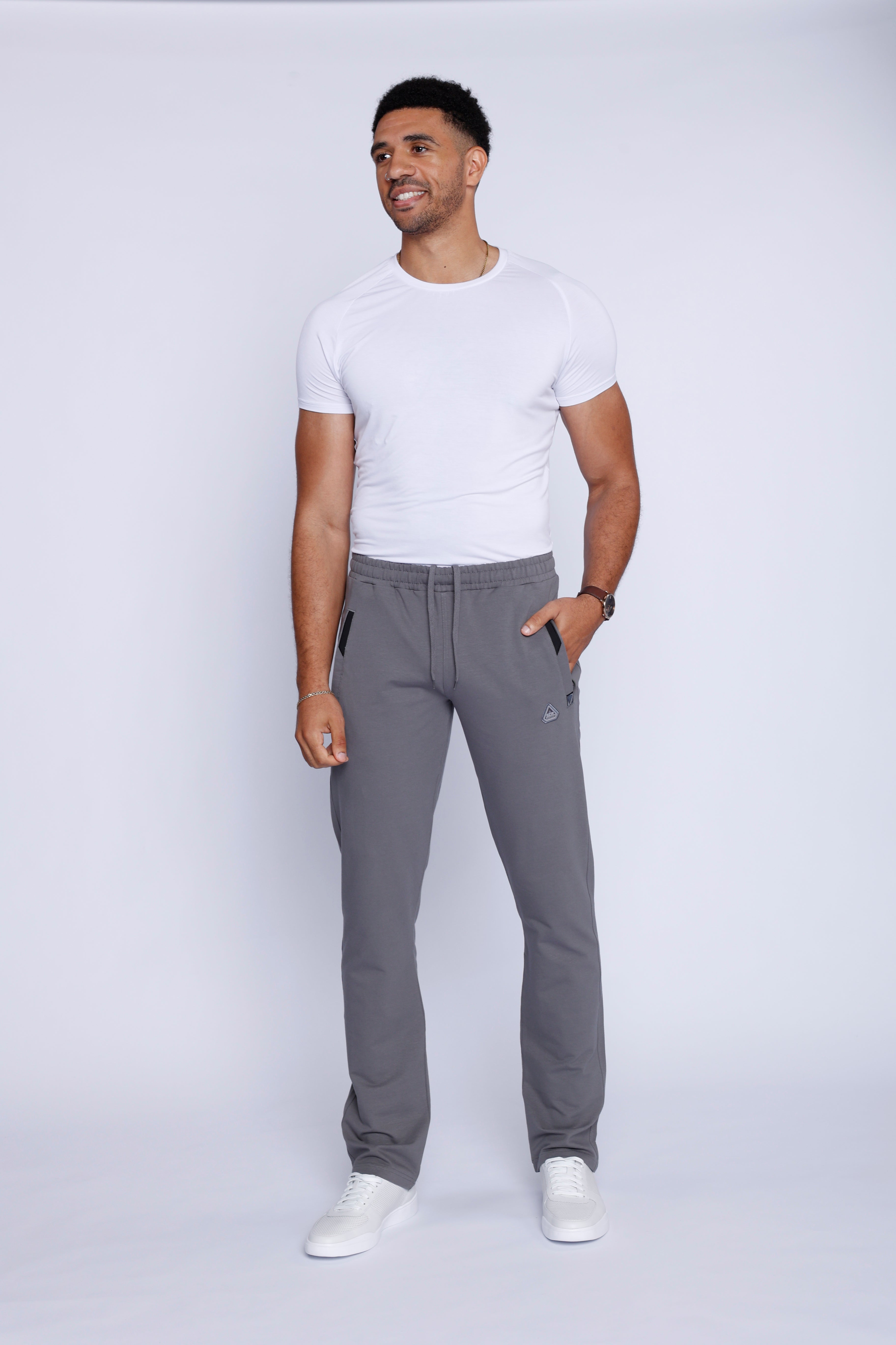 Pantalones de chándal deportivos cómodos para todo el día - Rectos (ajuste regular y grande)