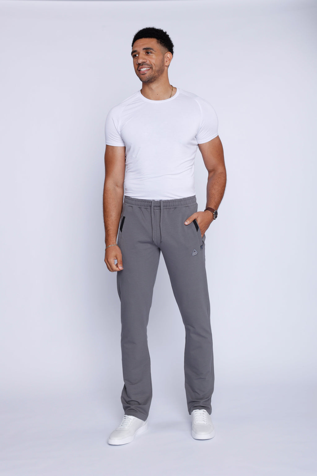 Pantalón de chándal deportivo de gran comodidad para todo el día - Recto (Talla alta)