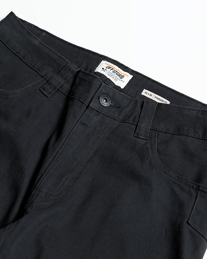 Pantalones Trailblazer de corte estándar - Negro vintage