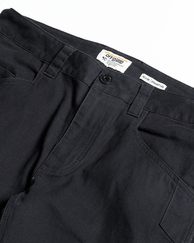 Pantalón Reforzado Doble Rodilla - Negro
