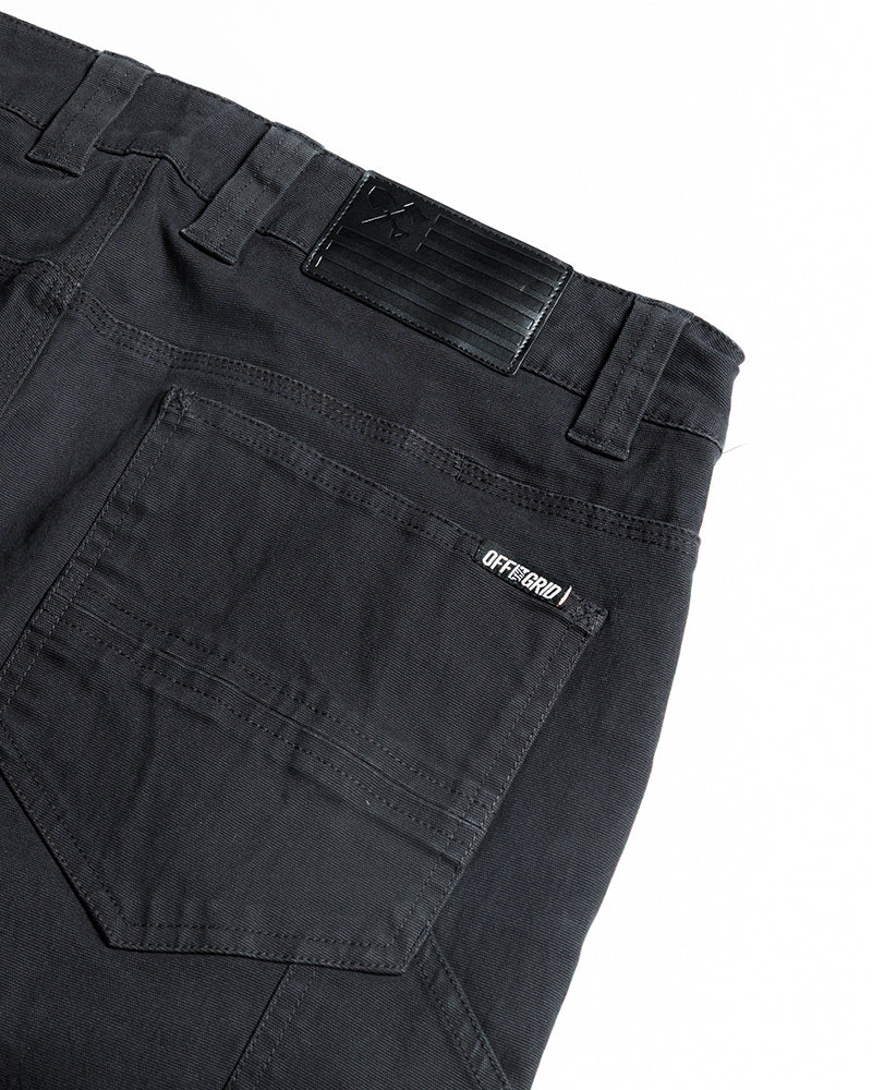 Pantalón Reforzado Doble Rodilla - Negro