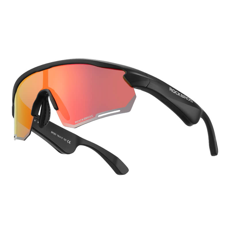 Gafas de sol de ciclismo ROCKBROS Bluetooth Gafas inteligentes polarizadas