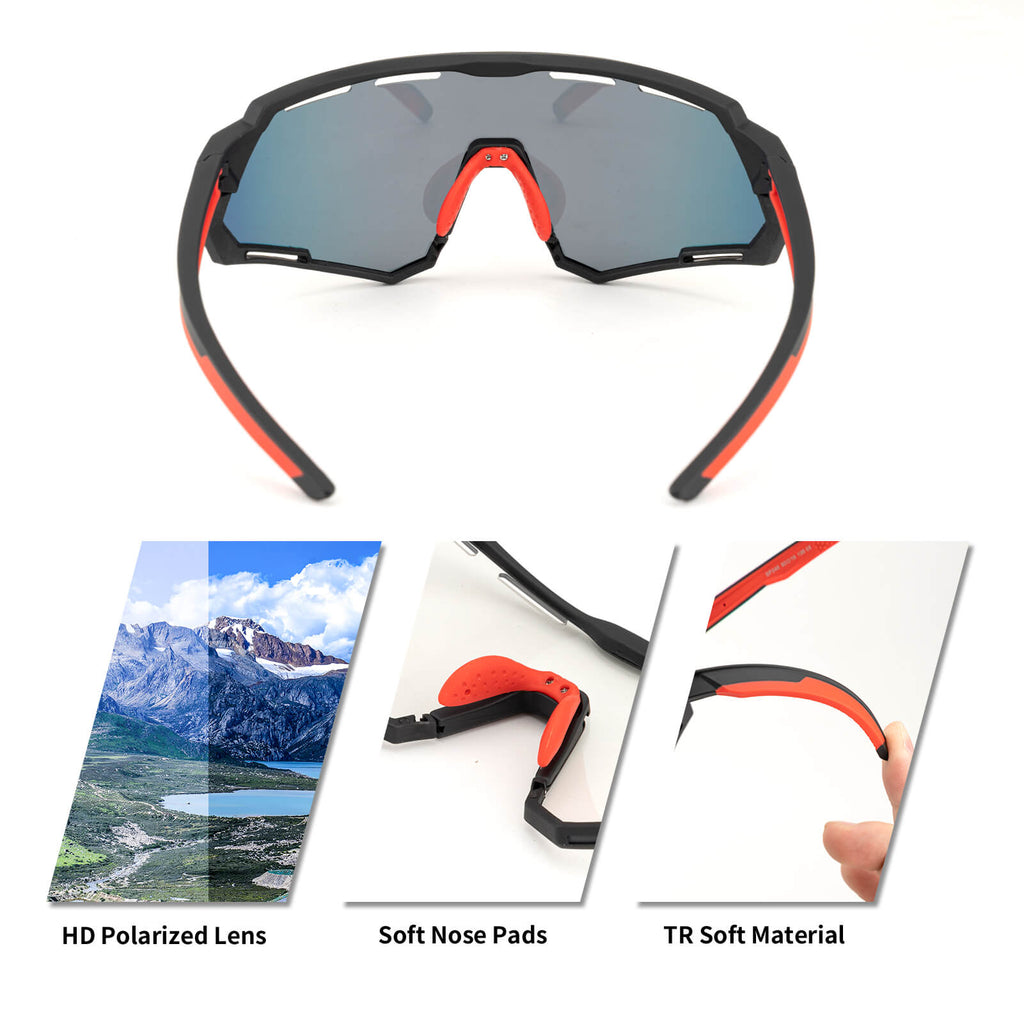 Gafas de Ciclismo de Doble Lente – Lentes Fotocromáticas y Polarizadas