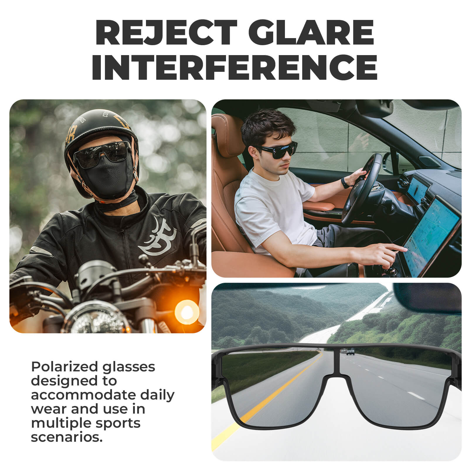 Gafas de sol polarizadas para llevar sobre las gafas