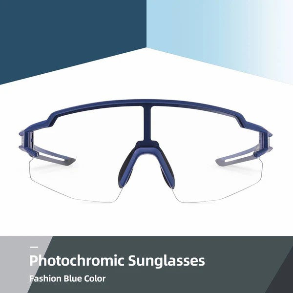 Gafas de sol fotocromáticas de medio armazón para ciclismo