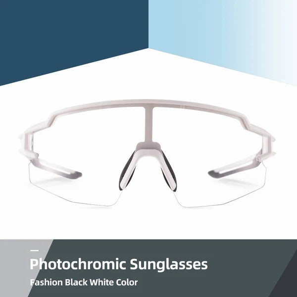 Gafas de sol fotocromáticas de medio armazón para ciclismo