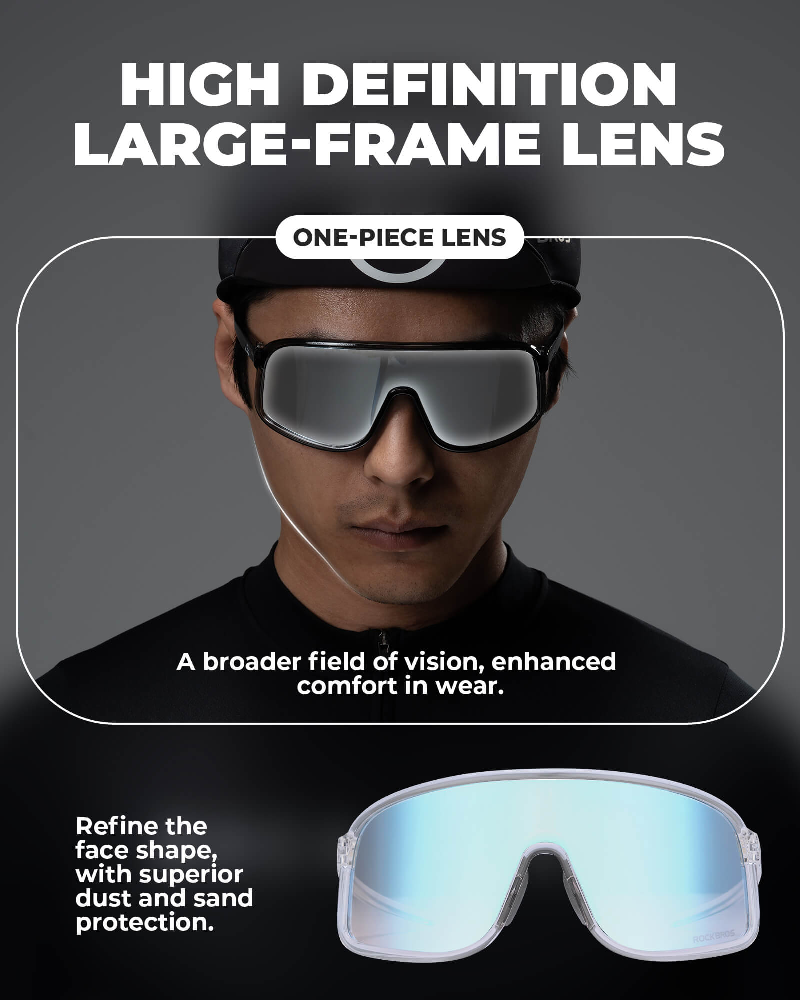 Gafas de Ciclismo Fotocromáticas con Antivaho y Protección UV